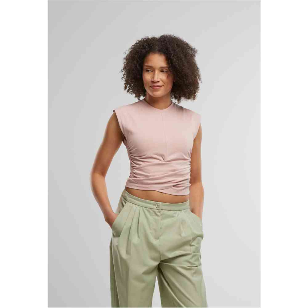 Urban Classics - Wide Leg Pantalon large - Vert